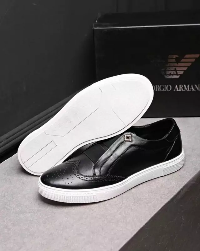 armani exchange chaussures online uk  punching cowhide